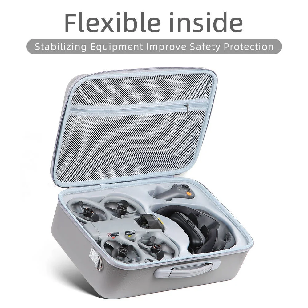 ? DJI 아바타 360 모션 컨트롤 키트용 대용량 고글 N3 PU 휴대용 케이스