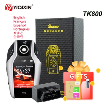 Universale TK800 Smart modificato chiave per auto a distanza schermo LCD multilingue per BMW/Ford/Toyota/Audi per Benz russo/inglese/coreano