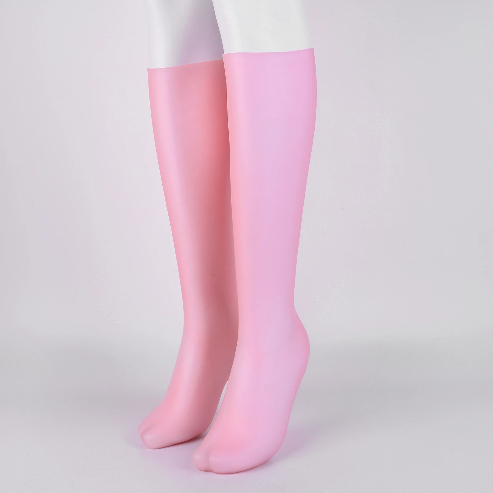 Silicone Long Moisturizing Socks Anti Cracking Foot Exfoliating Stockings Soft Pedicure Socks Comfortable for Home Foot Spa