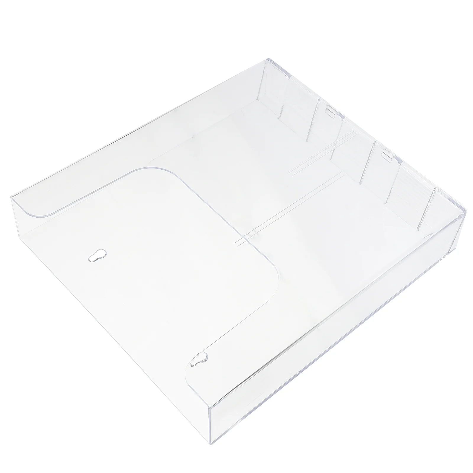 

Folder Organizer Wall Hanging Information Rack Magazine Transparent File Holder Desktop Office Pamphlets Mount