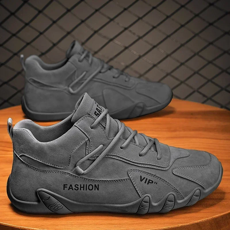 Waterproof Sneakers Lace Up Leather Casual Sneakers for Men Casual Motorcycle Shoes Waterproof Leather Ankle Boots for Men motorcycle shoes,mens shoes,motorcycle boots