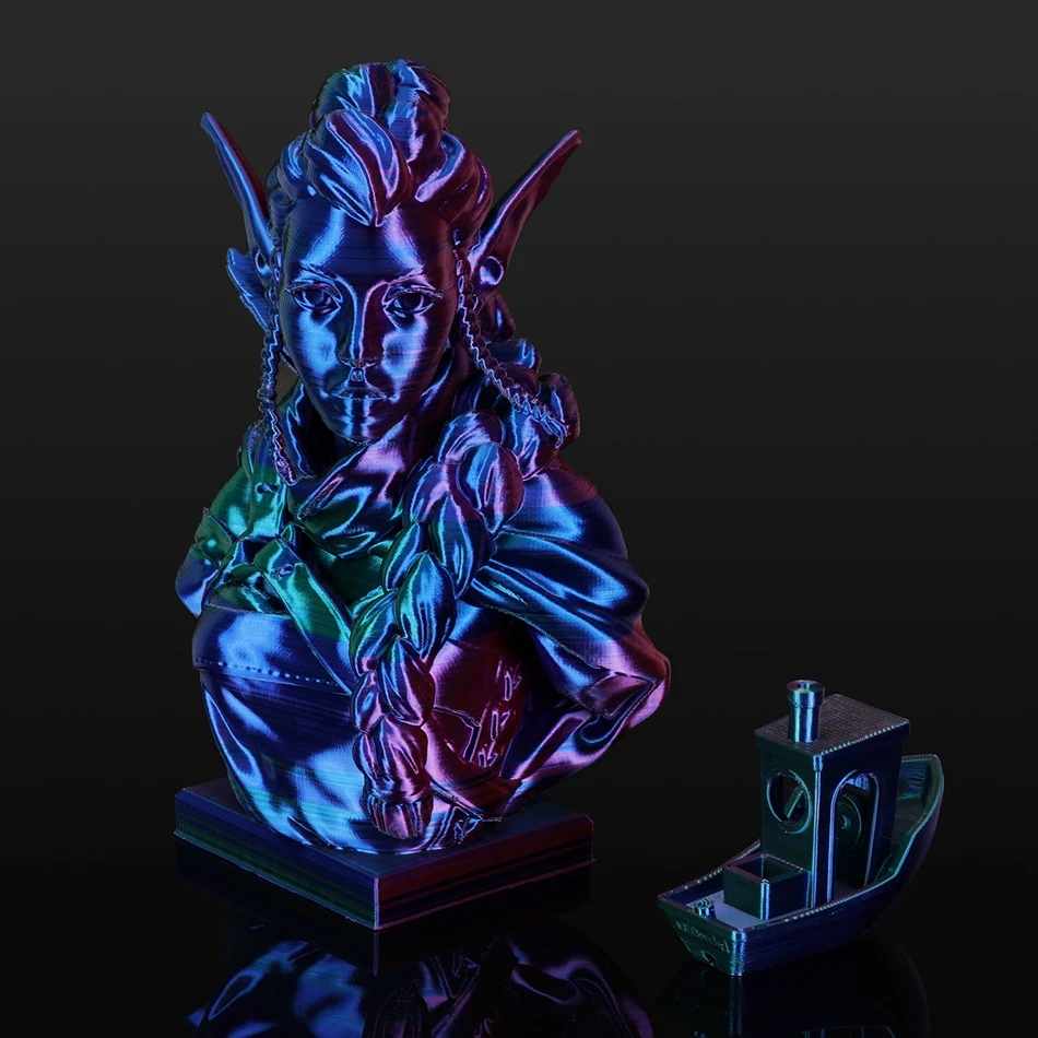 KINGROON Tricolor Silk PLA 3D Printer Filament