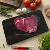 Meat Defrosting Tray Rapid Defrost Plate for Food Natural Miracle Thawing Mat Fast Thaw Board Master Meat Defroster Tray