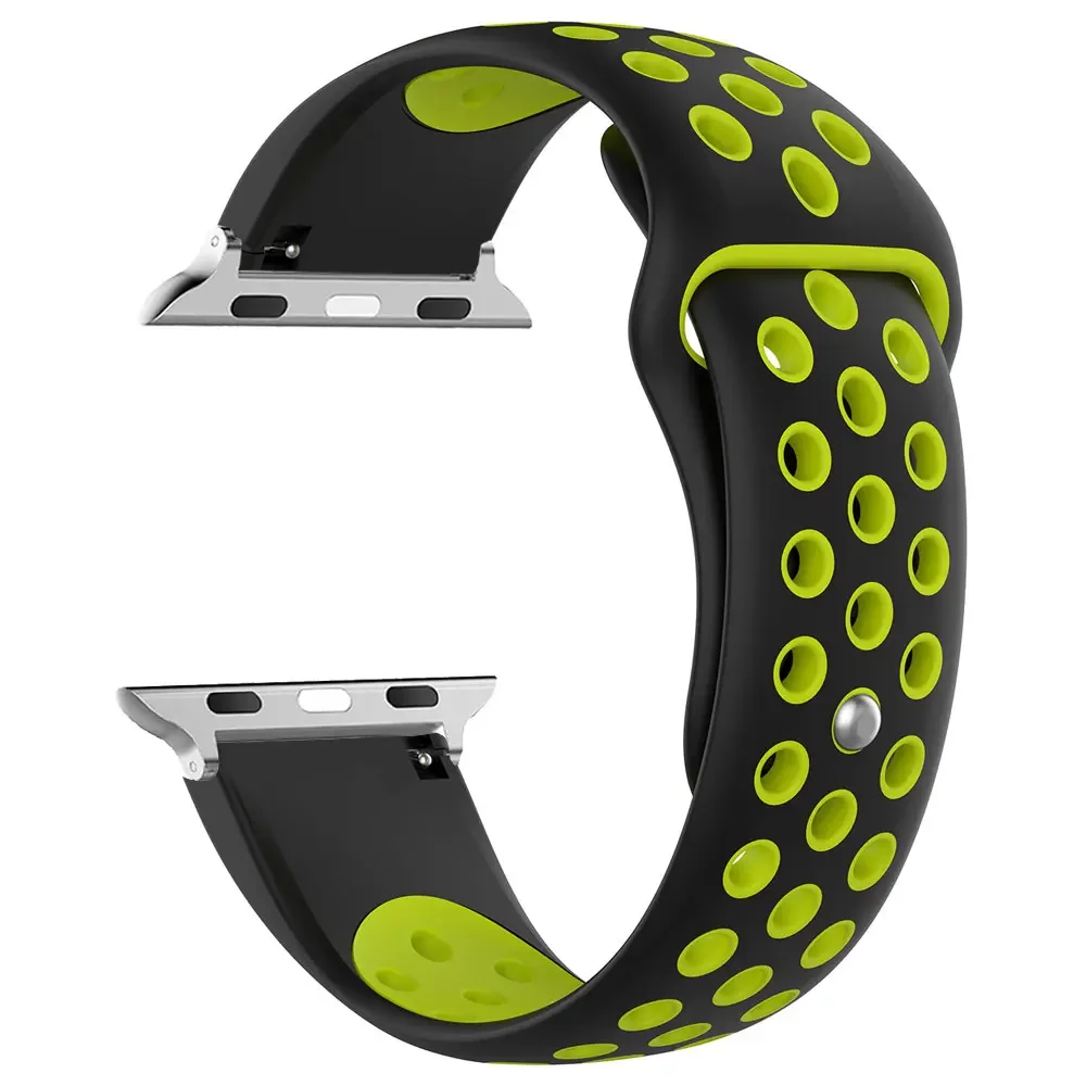 Breathable Sport Loop Strap for Apple Watch - Silicone Bracelet Band
