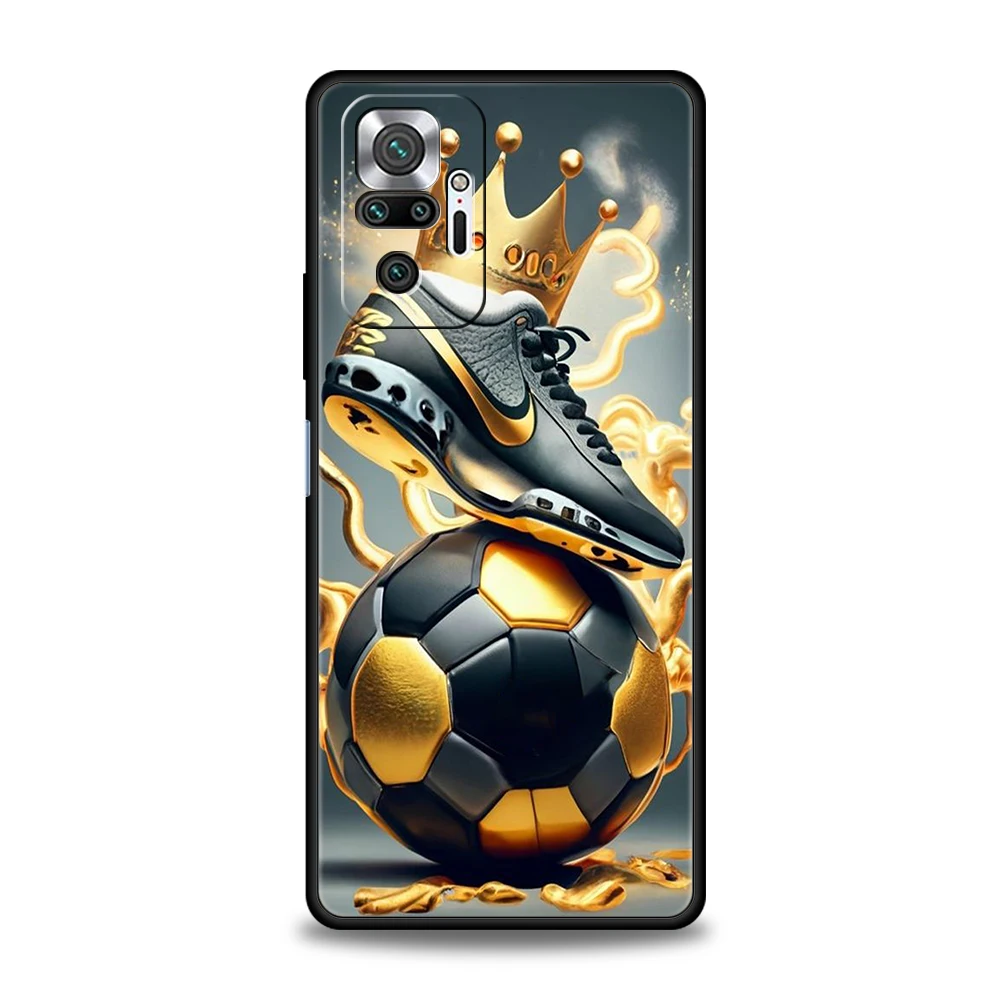 Fußball Sport Telefon Fall Abdeckung für Redmi 13C 10C Hinweis 13 12 10 11 Pro Plus 7 8T K40 K50 Gaming Pro Plus 5G Soft Shell Capas Tasche – Detail 1