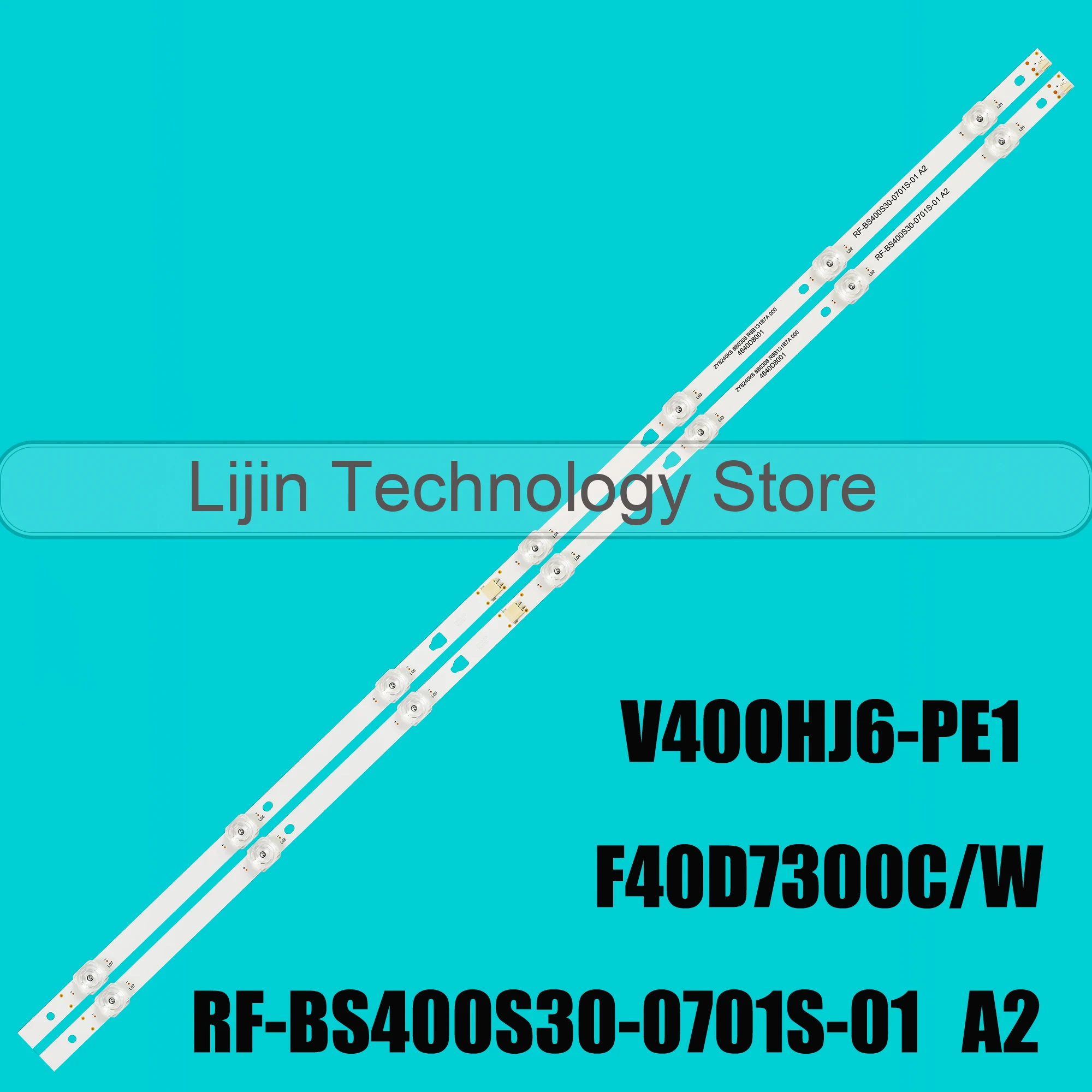 Светодиодная лента подсветки Для 4640D8001 F40D7300C H-LED40ET3000 RF-BS400S30-0701S-01 10 A2 ODL40671F-TB V400HJ6-PE1 REV.C3