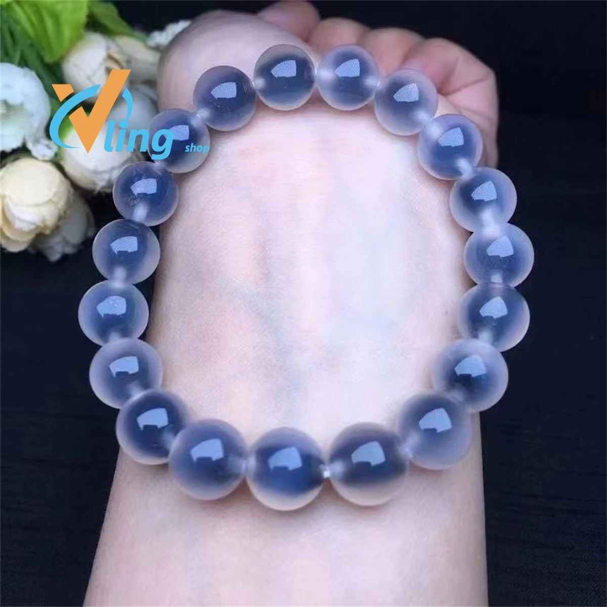 Sugar Heart Agate Bracelet Jade Simple Single-Loop Manufacturer Spot Wholesale Exquisite Fashion Women Jewelry Versatile
