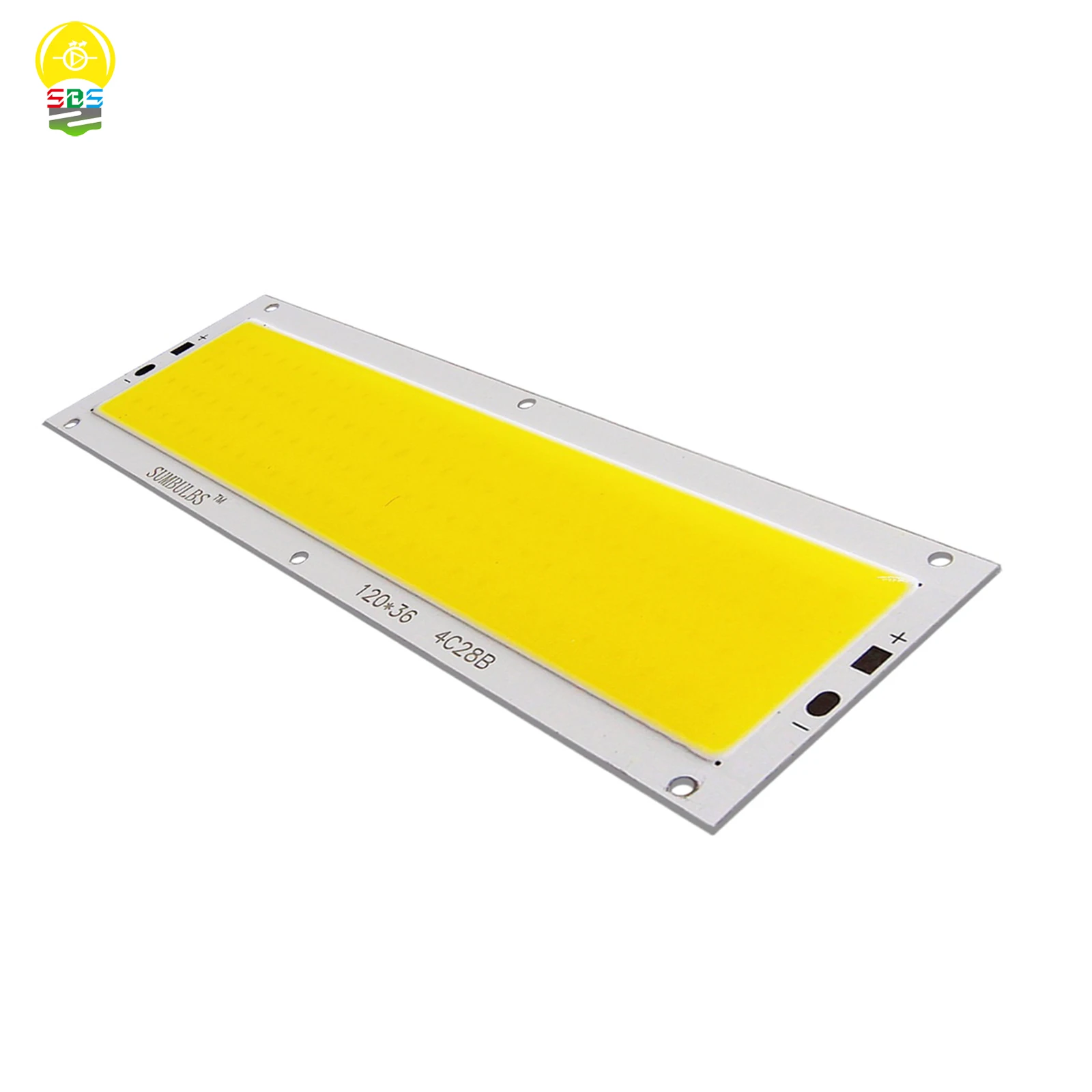 LED Light Source Strip Bulb Panel 120x36mm DC 12V LED COB 16W Warm Natural Cold White Blue Red Green For DIY Car Lamp