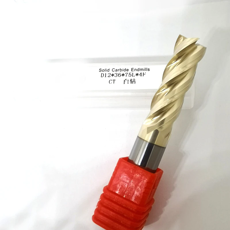 HRC68 Wolfram Stahl Hartmetall-schaftfräser 1 Zu 20mm Für Edelstahl Gusseisen 45# Sterben Stahl CNC Fräsen cutter Metall Cutter – Detail 4