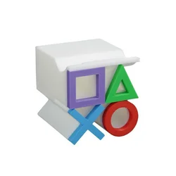 Decorative Handle Storage Bracket for Game Controllers - Creative Gift Accessory (D)
