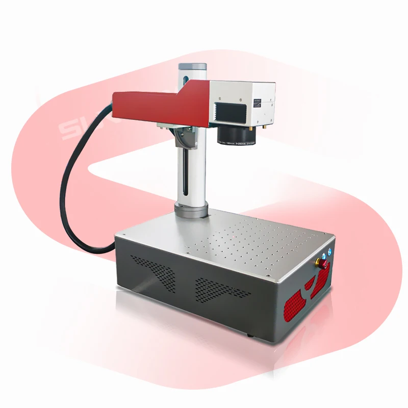 

20w 30w Desktop Mini Portable Fiber Laser Engraver Raycus Fiber Laser Marking Engraving Machine for Metal Jewelry Ring Bracelet