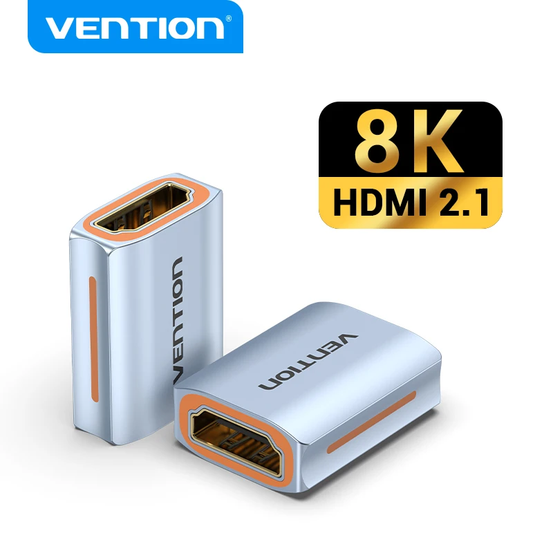 Vention 8K Hdmi Extender Hdmi Femmina A Femmina Connettore 8 K60Hz Hdmi 2.1 Accoppiatore Adattatore Di Estensione Per Ps4 Hdtv Roku Tv Stick Pc