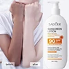 Super 220ml Aloe+Vitamin E Body And Face Sunscreen Lotion SPF 90 PA++++Whole Body Use Protect + Hydrate Moisturizing 1