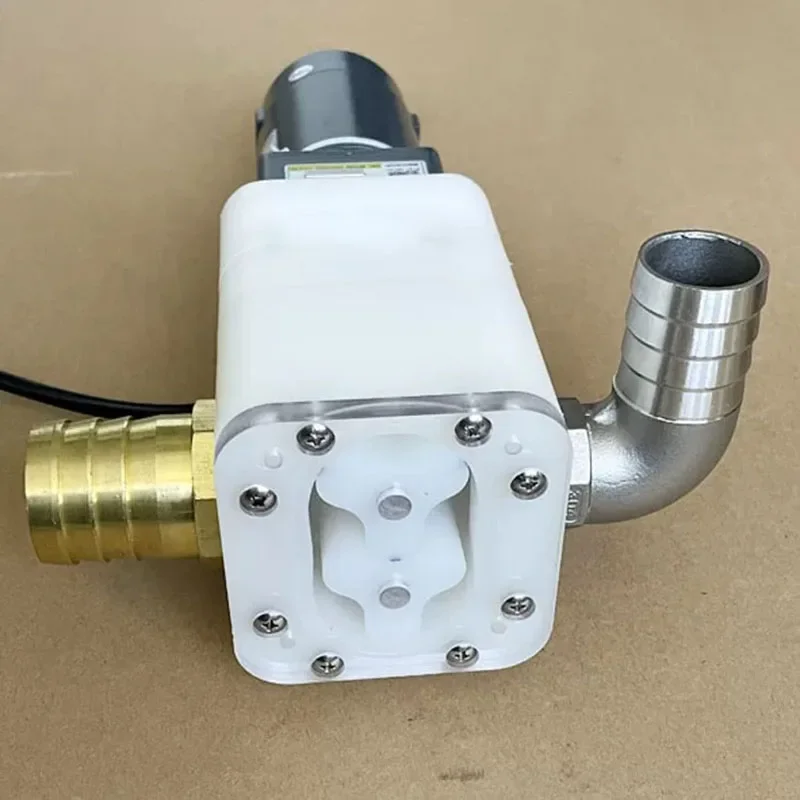 2L/Min self-priming honey pump filling machine gear pump honey viscous liquid sesame butter