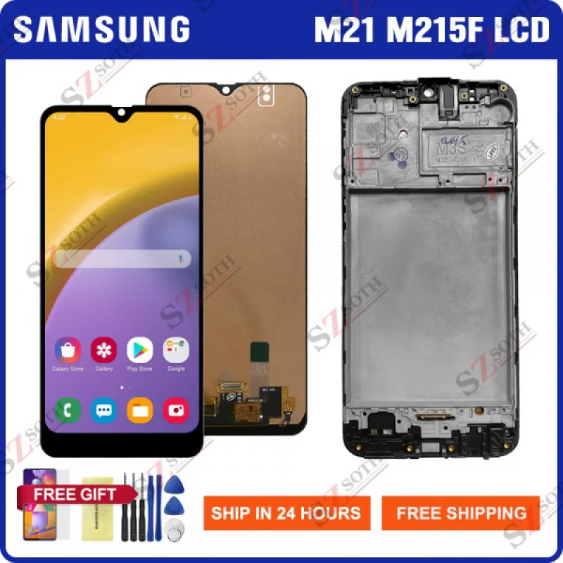 

Lcd Screen For Samsung Galaxy M21 SM-M215F SM-M215F/DS SM-M215F/DSN LCD Display Touch Screen Digitizer Part For Samsung M21