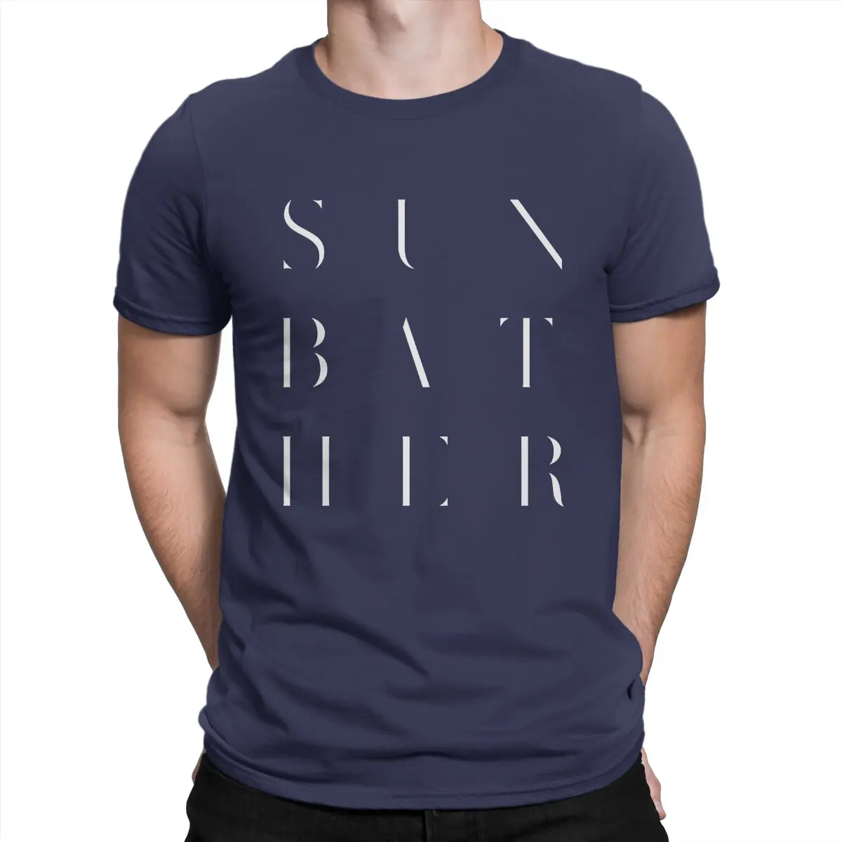 thumbnail image 1 of Camiseta de algodón informal para hombre, camiseta de manga corta, camiseta Deafheaven con cuello redondo, nueva llegada, 1 of 7