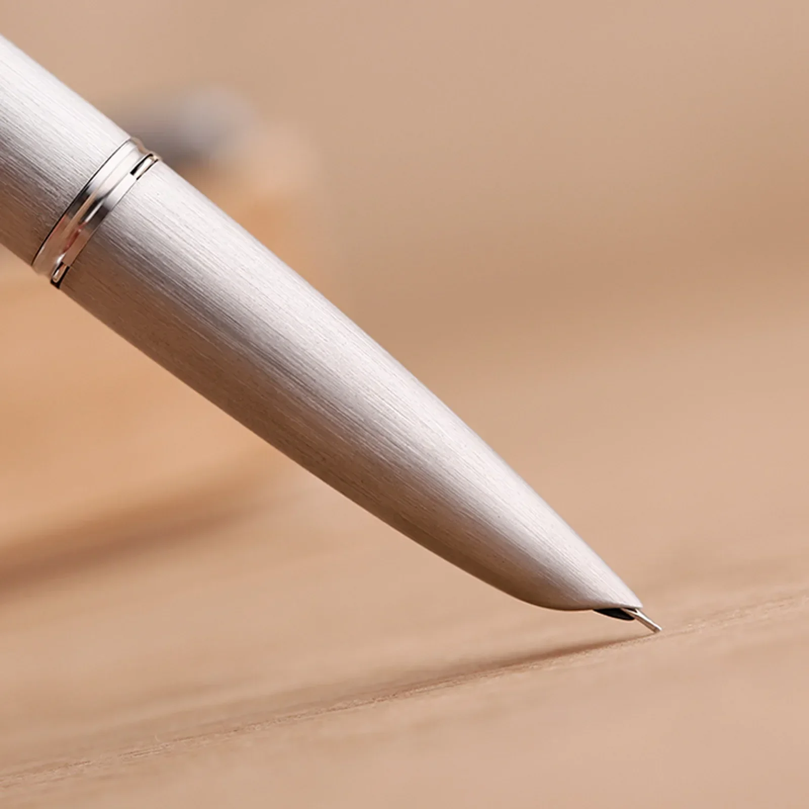 Majohn Ti200 Metal matte Fountain Pen Titanium Alloy Ink Pen Iridium F 14K Gold Nib  Office School Stationery Business Gift pens 3