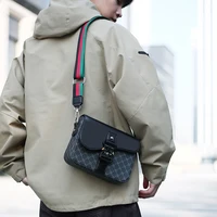 Sac à bandoulière à motif Jacquard pour hommes, sac à bandoulière haut de gamme décontracté pour les déplacements professionnels, sac à bandoulière quotidien étanche 2