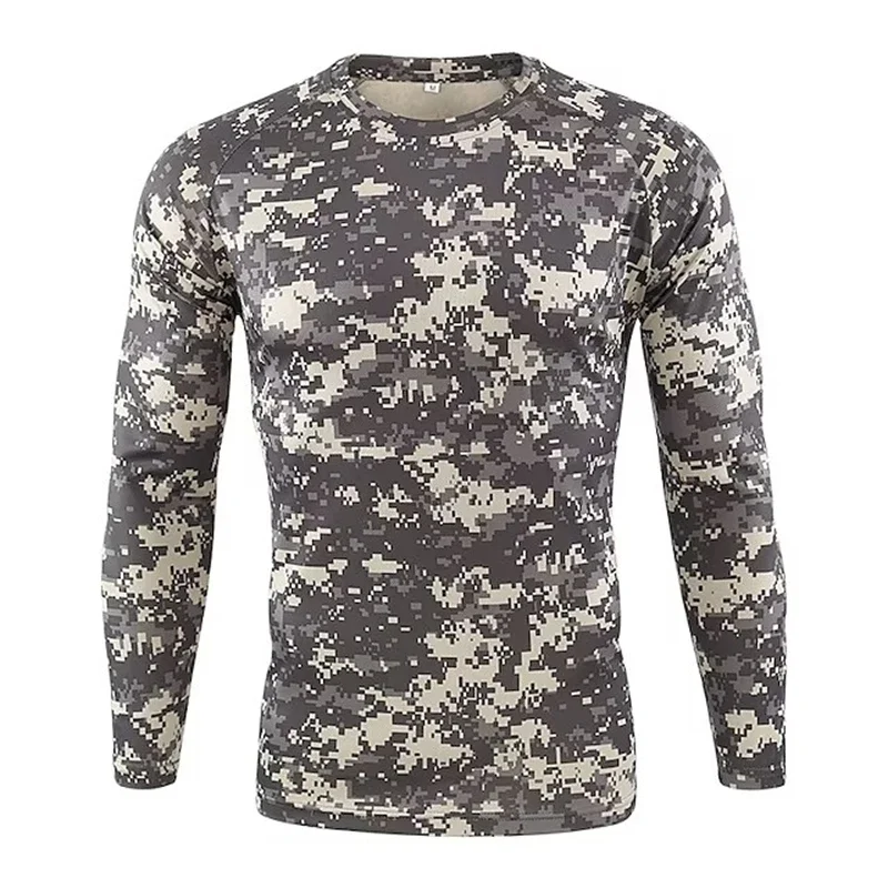 Breathable Quick Drying Long Sleeve Camo T-shirt 6