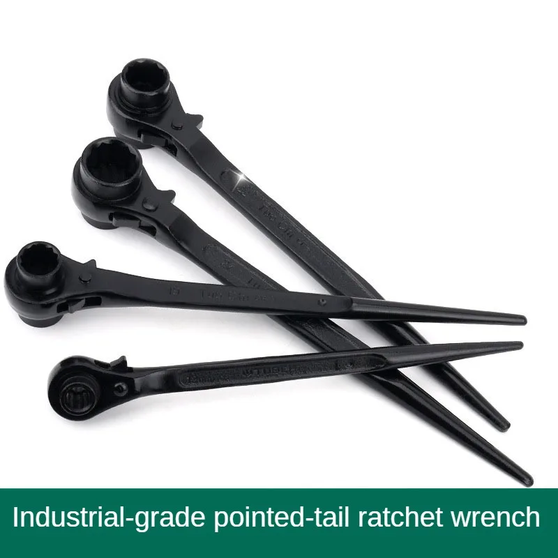 

10-34mm Ratchet Wrench Two-way Plum Blossom Socket Quick Combination Wrench Universal Head Wrench Sharp End Socket Wrench
