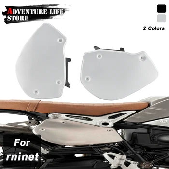 알루미늄 카페 레이서 사이드 패널 커버, 오토바이 번호판, 브래킷 포함, BMW R NINE T RNINE T R 9T 사이드 프레임 페드너