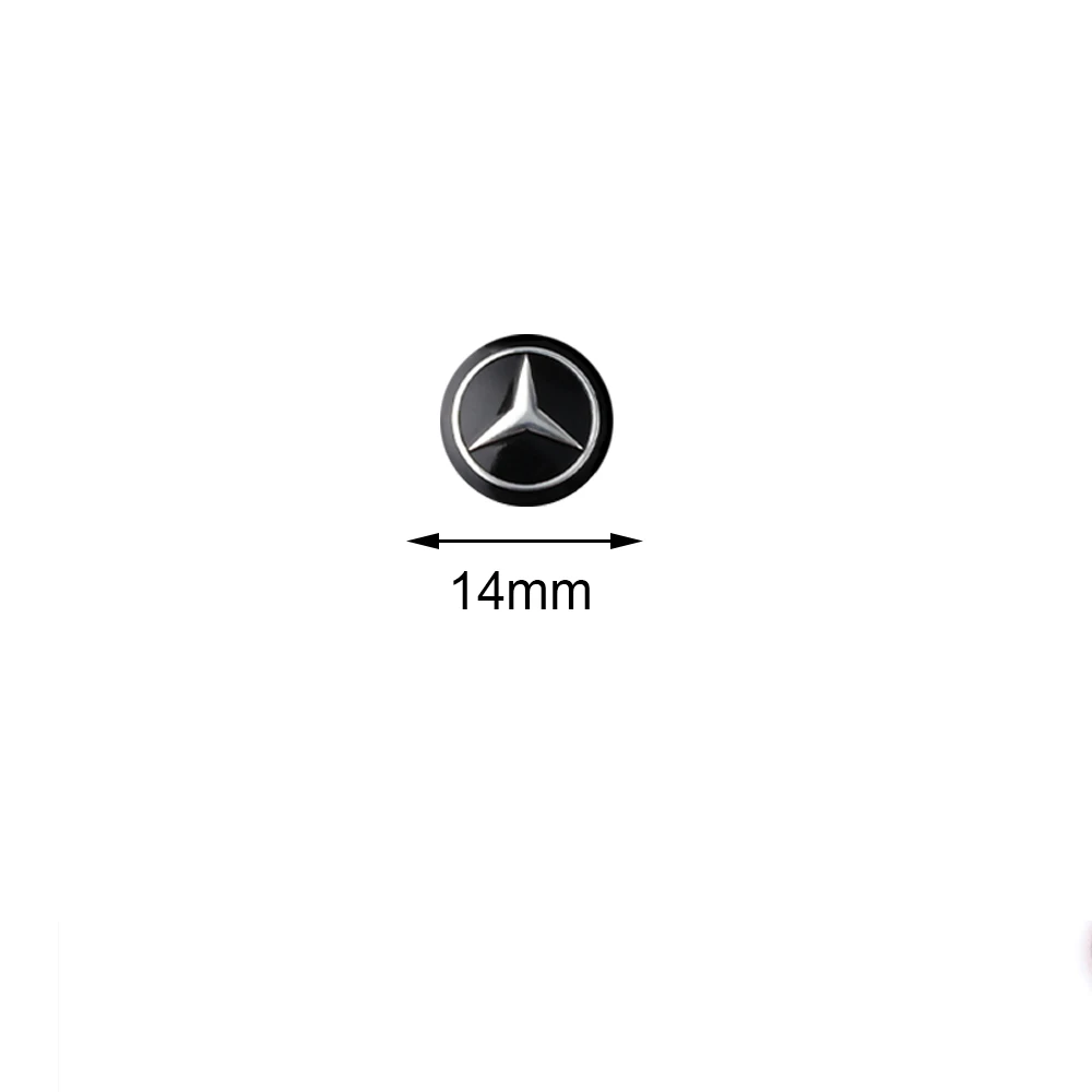 메르세데스 벤츠 A/B/C/E/S 클래스 GLC GLK CLA CLS GLA GLS GLB AMG 용 자동차 알루미늄 배지 리모컨 키 로고 스티커 데칼