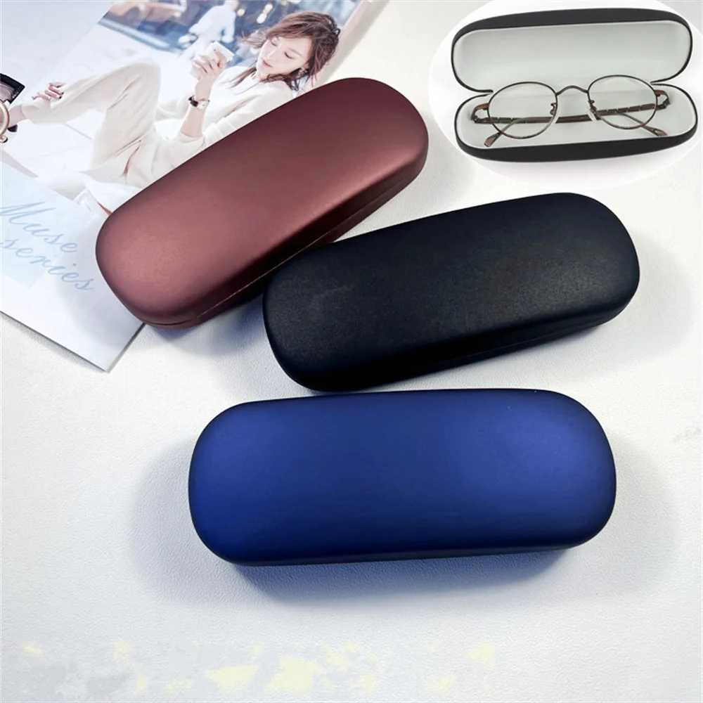 

New Fashion Hard Glasses Box Men Women PU Pearlescent Glasses Box Myopia Glasses Case Reading Eyewear Case Eyewear Protector