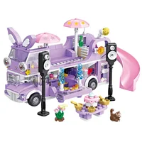 Frozen Princess Ice Castle Set Building Blocks Model Brick Mini Figure Kid Girl Gifts Toy Garden Compatible With Lego 4
