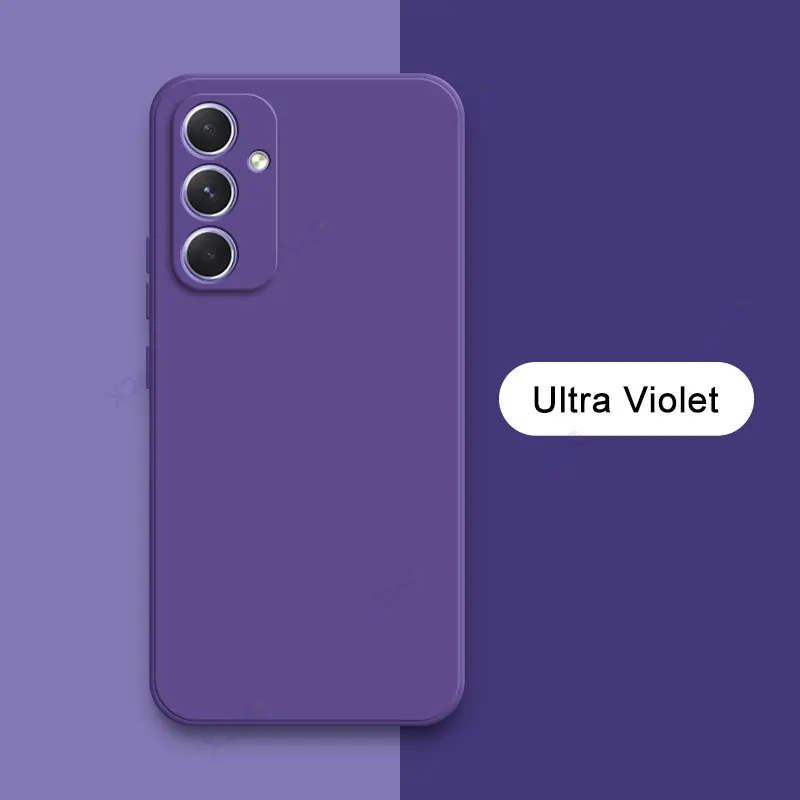 Square Liquid Silicone Phone Case - 360° Protective Soft Shockproof Back Cover - Girls' Stylish Accessory