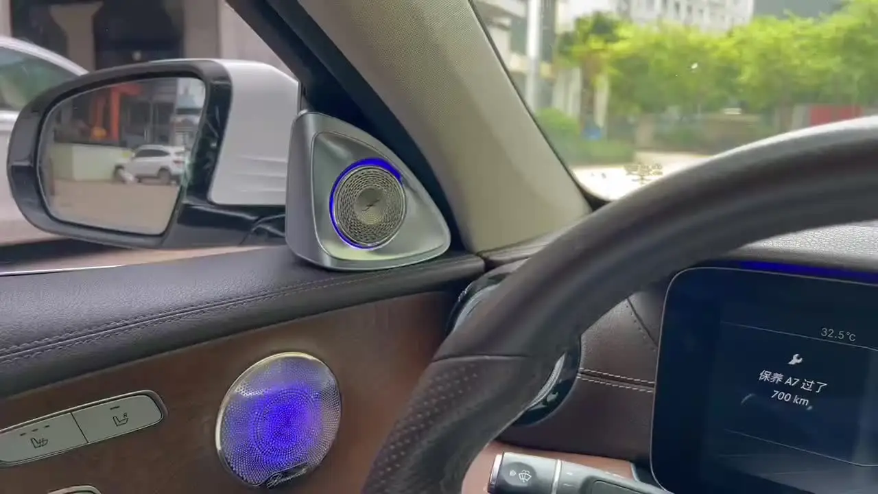 回転ツイータースピーカー,64色,4d,メルセデスベンツw213 w205