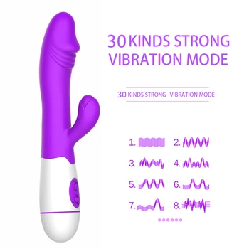 10 Speed Vibrators for Women Dildo Rabbit Vibrador Clitoris Stimulation G-pot Massage Female Masturbators Adult18 Sexy Toys Shop 2