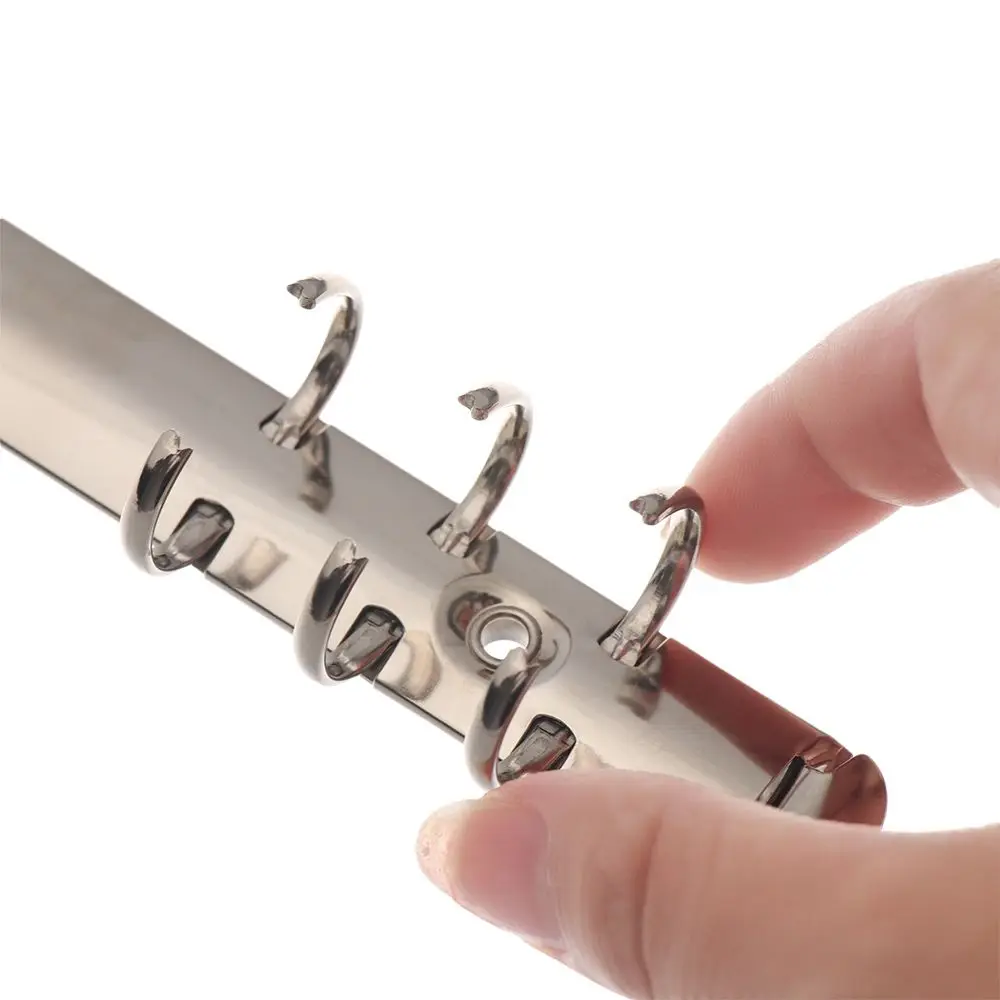 문구류 사무용품 금속 노트패드 리필 가능 링 바인더 노트북 바인딩 후프 루즈리프 파일 폴더 바인더 클립