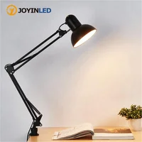 LED Lamp Vintage Portable Lamps with Clamp Book Reading Folding Writing Study Light Fixture for Nail Manicure Table 1
