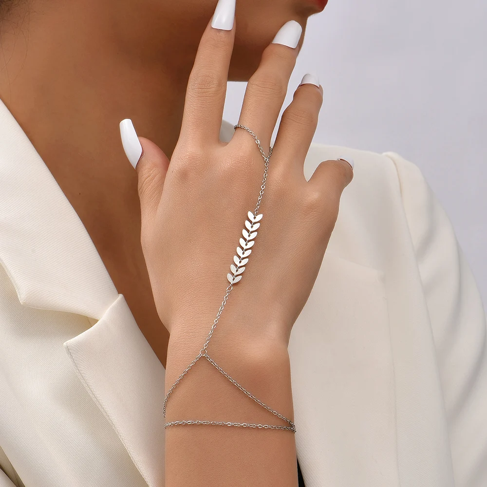 Rose Quartz Hand Chain Finger Bracelet | Shubhanjali | Care for Your Mind,  Body & Soul!