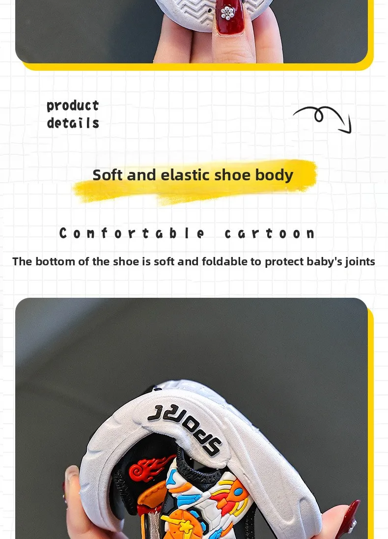 Summer Baby Sandals Solid Color Baby Boy Sandals Soft Sole Anti-slip Boys Girls Sandals Toddler Baby Shoes Beach 2-12 Years