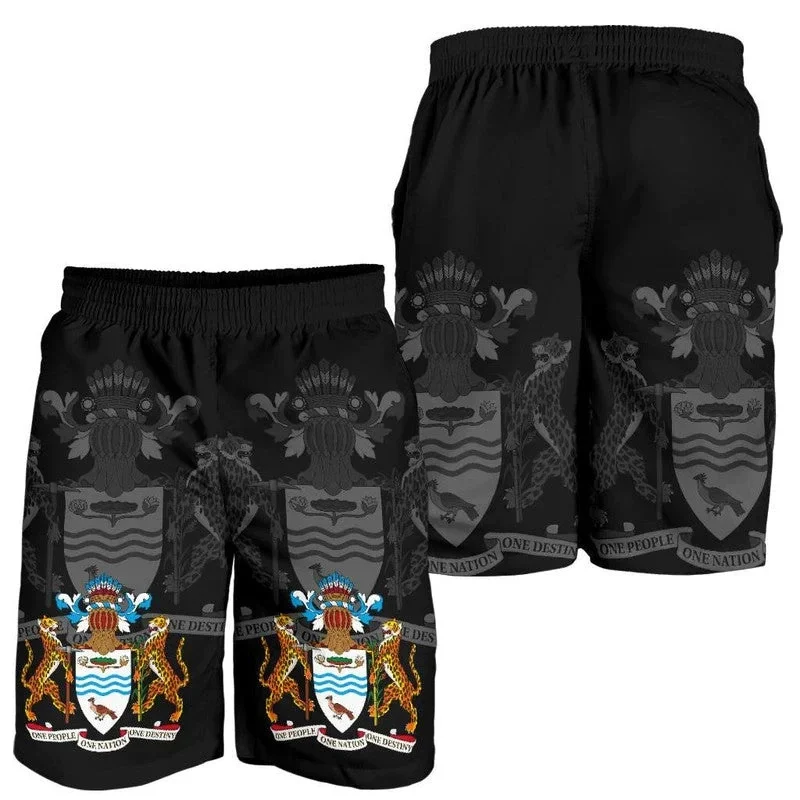 Guyana Flag Map 3D Printed Short Pants For Men Clothes Casual Hawaii Beach Shorts Guyanese National Emblem Trunks Male Trousers 3