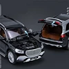 1/24 Maybach GLS-Class GLS600 SUV Alloy Car Model Diecasts Metal Toy Luxy Car Model Collection Sound Light Simulation Kids Gifts 6