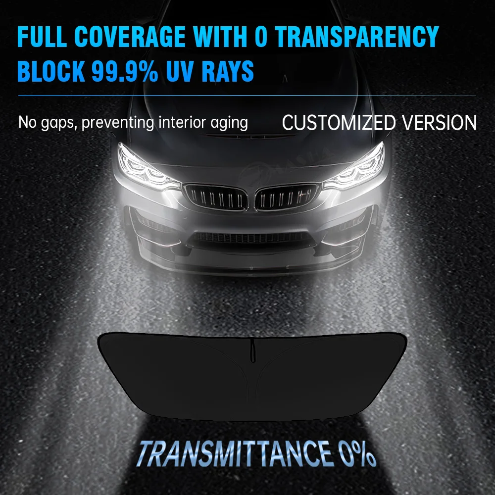 Car Sunshade Front Windshield Block Heat Sun Shade Foldable Sun Visor For Geely Emgrand EC7 Galaxy L6 GX3 Coolray Atlas Tugella