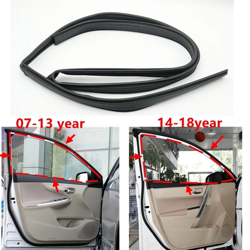Compatible With Corolla 2009 2010 2011 2012 対応 4個/セット 車のサイドウィンドウ ウ 車の窓  用ウェザーストリップ Compatible With Corolla 2003-2013 車窓シーリングストリップ 自動車用ウ  Amazon.co.jp: ウェザーストリップ 車用ウェザーストリップ ウィンドウ ... 車のサンルーフのシーリング Compatible With For Corolla 2009 2010 2011 2012 車ドア