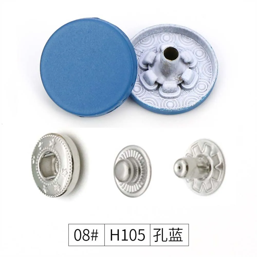 Good Quality Colorful 831 Metal Snap Button Press Studs Fasteners Sewing Buttons For Leather Craft Bags Clothing Coat Jacket 6