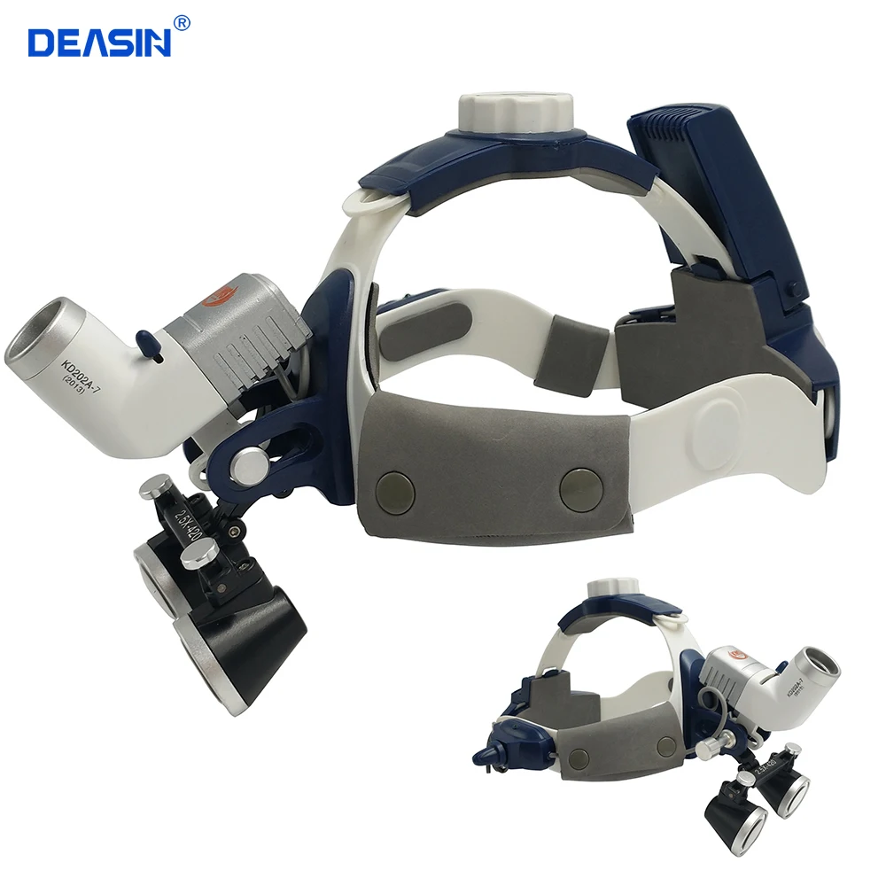 

new arrival 5W LED Surgical Head Light dental Lamp All-in-Ones Headlight with loupes 2.5X , 3.5X