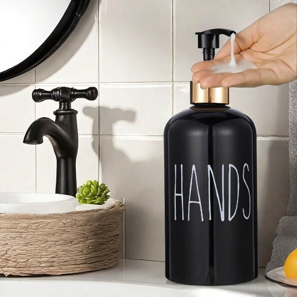 Soap Dispenser Soap Liquid Box Pressing Soap Liquid Box Boston Dish and Hands Soap Dispenser for Kitchen Sink Refillable Detergent Hand Sanitizer Container Farmhouse Home Organizer