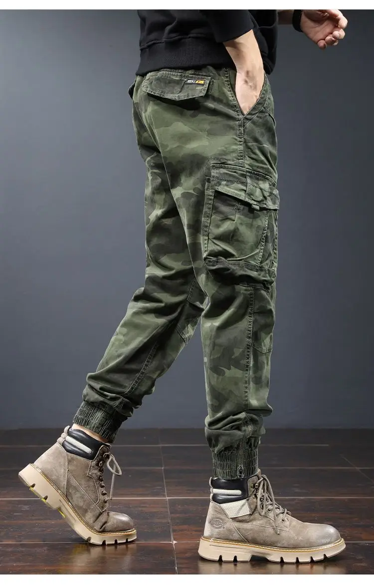 High Quality Cargo Pants Men Jogging Casual Pants Full Length Military Mens Streetwear Adults Work Tactical Tracksuit Trousers
