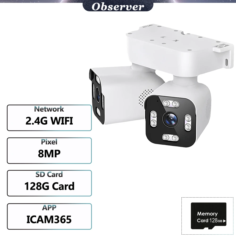 4K 8MP Cam Add 128G