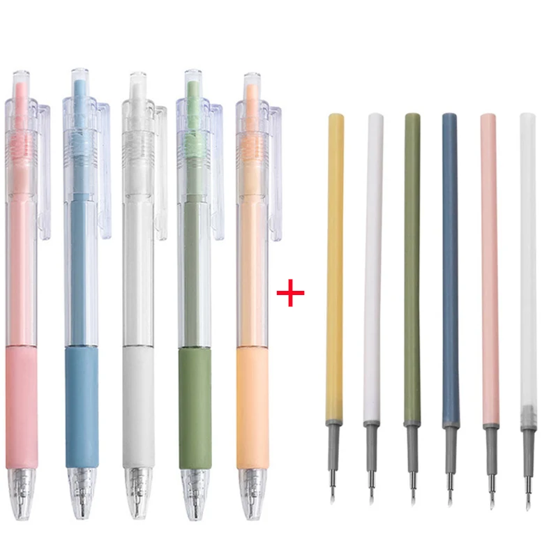 

11pcs Set Art Utility Knife Pen for Art Precision Carving Knife Micro Retractable Blade Paper Cutting Pen Knifes Stationery
