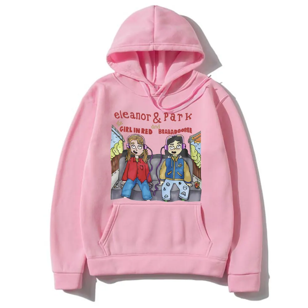 Eleanor Park By Girl in Red and Beabadoobee Graphic Hoodie Men Women Fashion Oversized Sweatshirt Unisex Casual Cartoon Hoodies