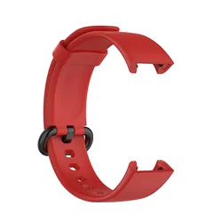 Silicone Replacement Band for Smartwatch - Universal Strap for Various Models (Red)