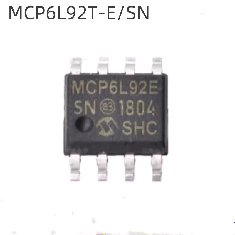 

10PCS from the new MCP6L92T-E/SN package SOP-8 Silkscreen MCP6L92E operational amplifier chip IC