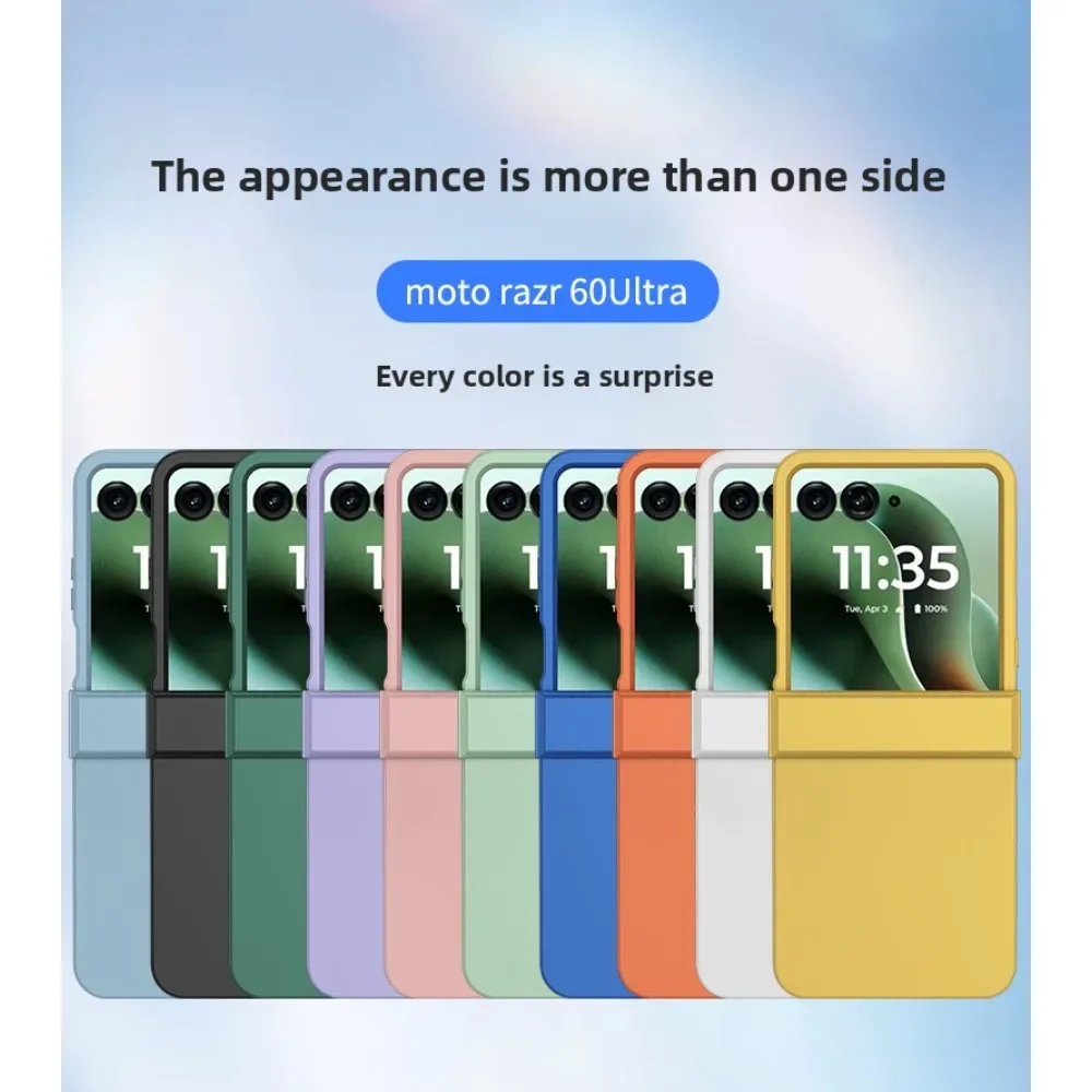 Colorful Skin Feel Protective Hard Shell Phone Case with Hinge Protection