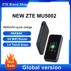New ZTE 5G Portable WiFi6 Mobile Card Router Cpe Wireless Network Card Gigabit Network Port MU5002 With Sim Card Slot